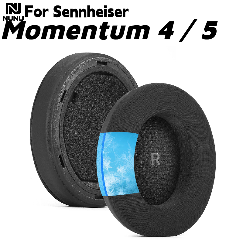 Sennheiser Headphone Momentum 4 - Almohadillas de repuesto cómodas de piel