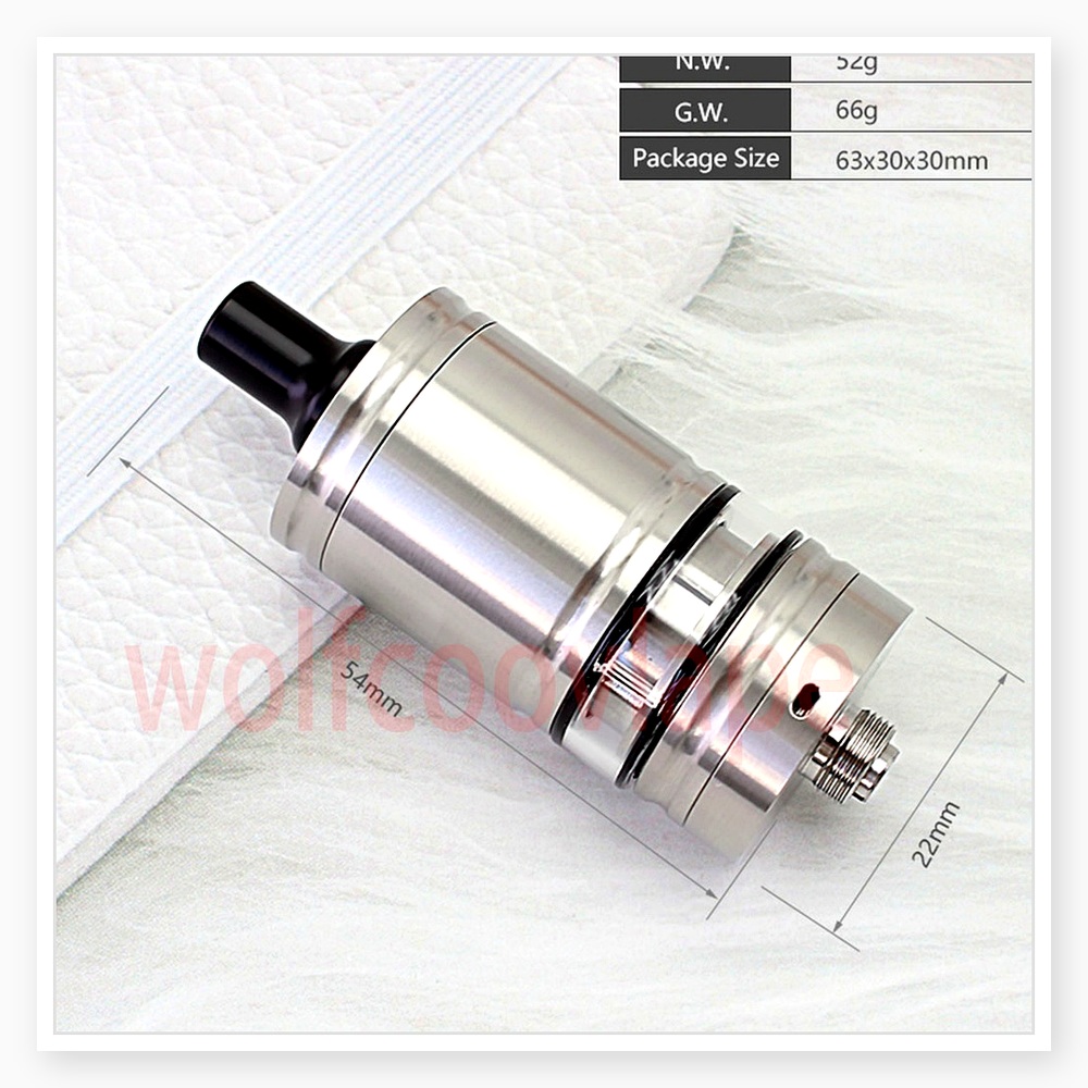 Vaping Air - Atomizador Wolfcoolvape Lindy RTA con tanque